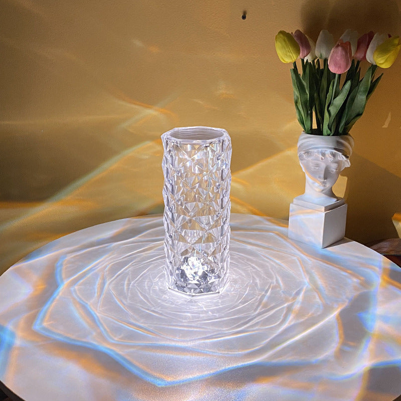 Romantic LED Rose Diamond Table Lamps  Table Lamps  The Khan Shop