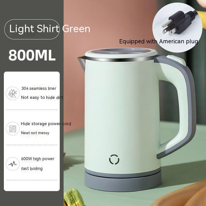 Portable Household Small Electric Kettle  Electric Kettle Green-110v-US The Khan Shop