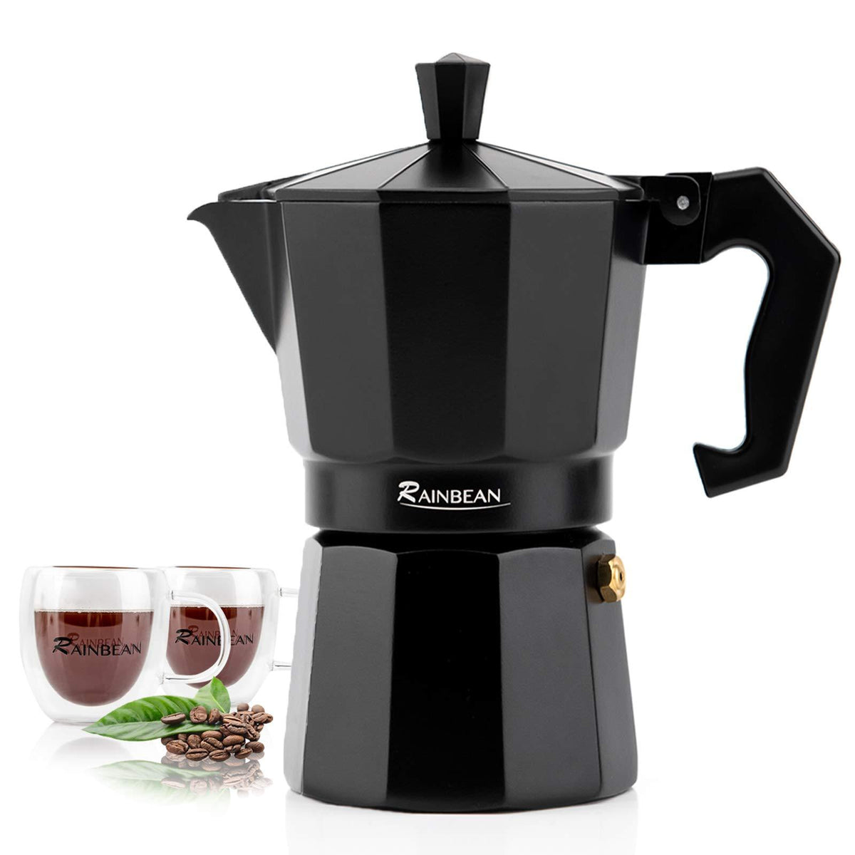 Stovetop Espresso Maker Espresso Cup Moka Pot Classic Cafe Maker  Coffee Maker 6-cups The Khan Shop