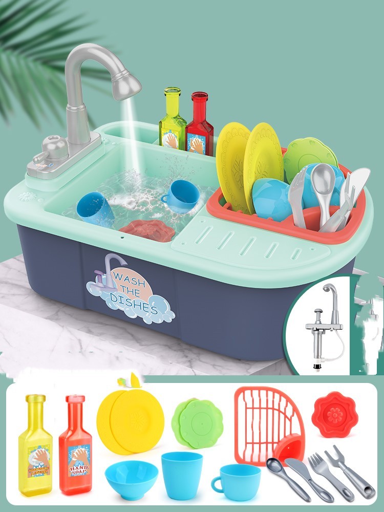 Dishwasher washing toys  Dishwasher Green-Manual The Khan Shop