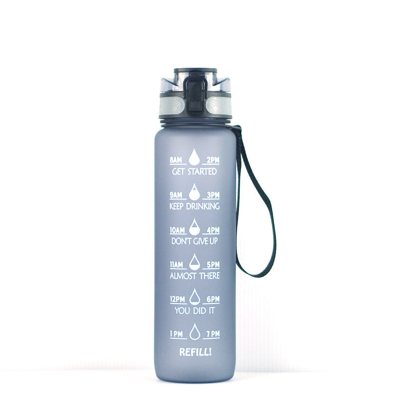 Transparent Flask Water Bottle 1000ml  DrinkWare K-1000ML The Khan Shop