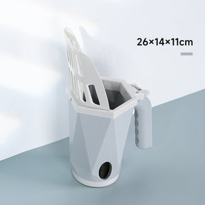 Self-cleaning Cat Litter Scoop Cat Sand  Cleaning Tool Grey The Khan Shop