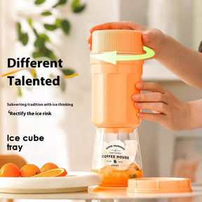 Twisting Ice Cup Rotating Release Ice Cube Trays Rotation The Khan Shop