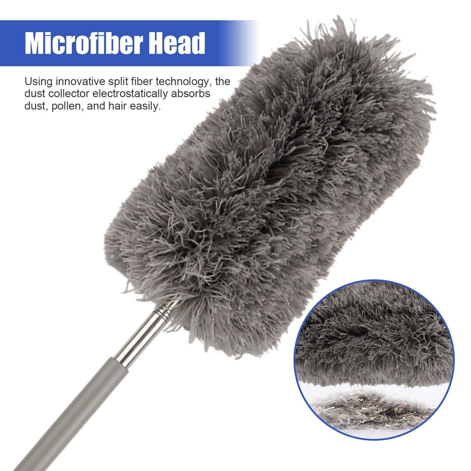 Microfiber Dusting Duster Feather Brush Household Extendable Cleaning Dust Tool  Cleaning Tool  The Khan Shop