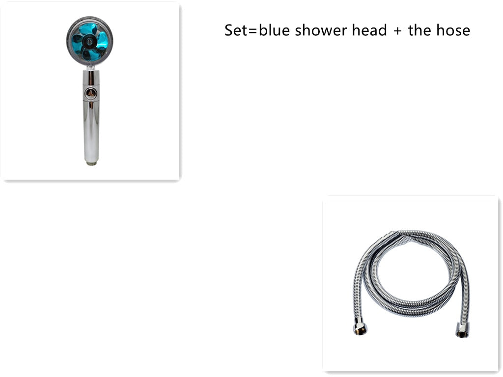 Shower Head Water Saving Flow 360 Degrees Rotating  Bathroom Accessories Set9 The Khan Shop