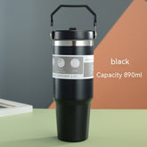 Portable Car Cup Stainless Steel Cup Travel Sports Water Bottle The Khan Shop