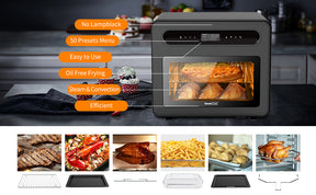 Geek Chef Steam Air Fryer Toast Oven Combo  oven  The Khan Shop