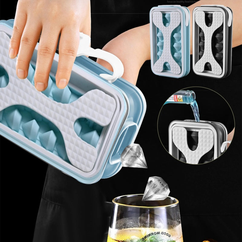 2in1 Portable Silicone Ice Ball Mold Ice Maker Water Bottle The Khan Shop