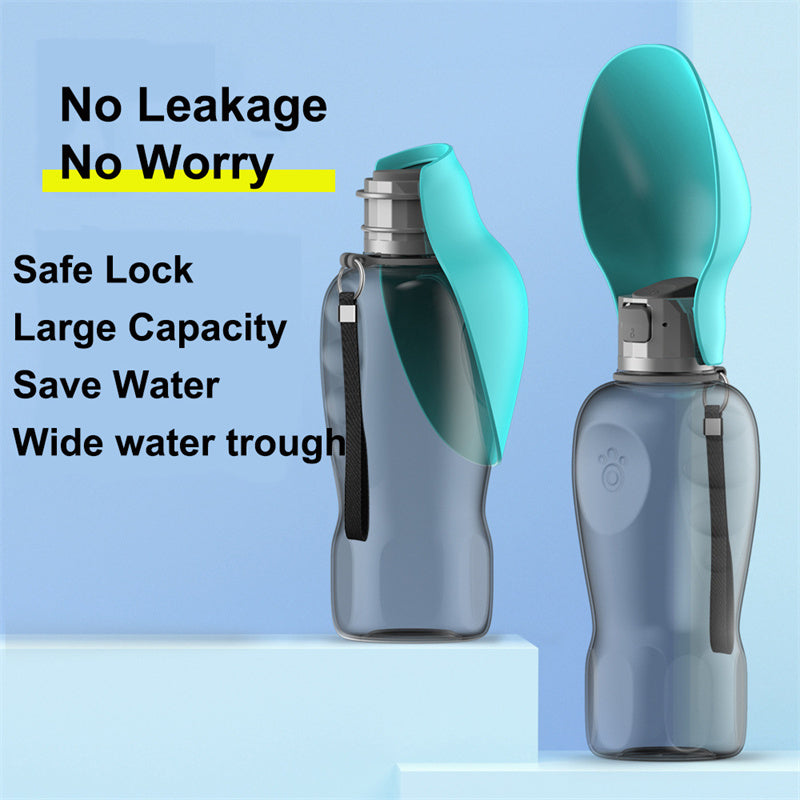 800ml Dogs Water Bottle Portable High Capacity Leakproof KHAN SHOP LLC bottle