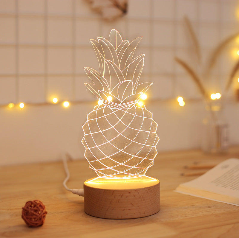 Bedside lamp pineapple table lamp The Khan Shop