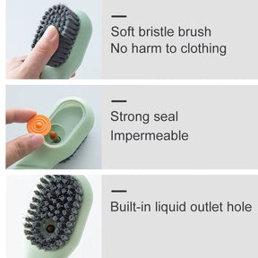 Deep Cleaning Shoe Brush Automatic Liquid Discharge Cleaning Brush  Cleaning Tool  The Khan Shop