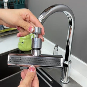 Kitchen Faucet Waterfall Outlet Splash Proof Universal Rotating Bubbler The Khan Shop
