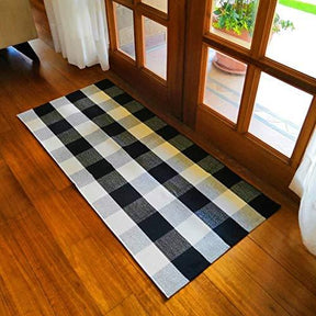 Cotton Buffalo Plaid Rugs The Khan Shop