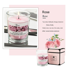 Plant Candles Aromatherapy Glass Romantic Fragrance The Khan Shop