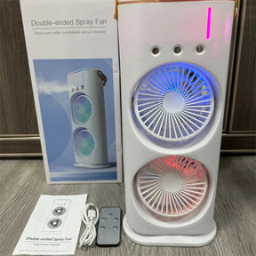 Double-ended Spray Fan Portable Humidifier Fan Air Conditioner  Portable Air Conditioner  The Khan Shop