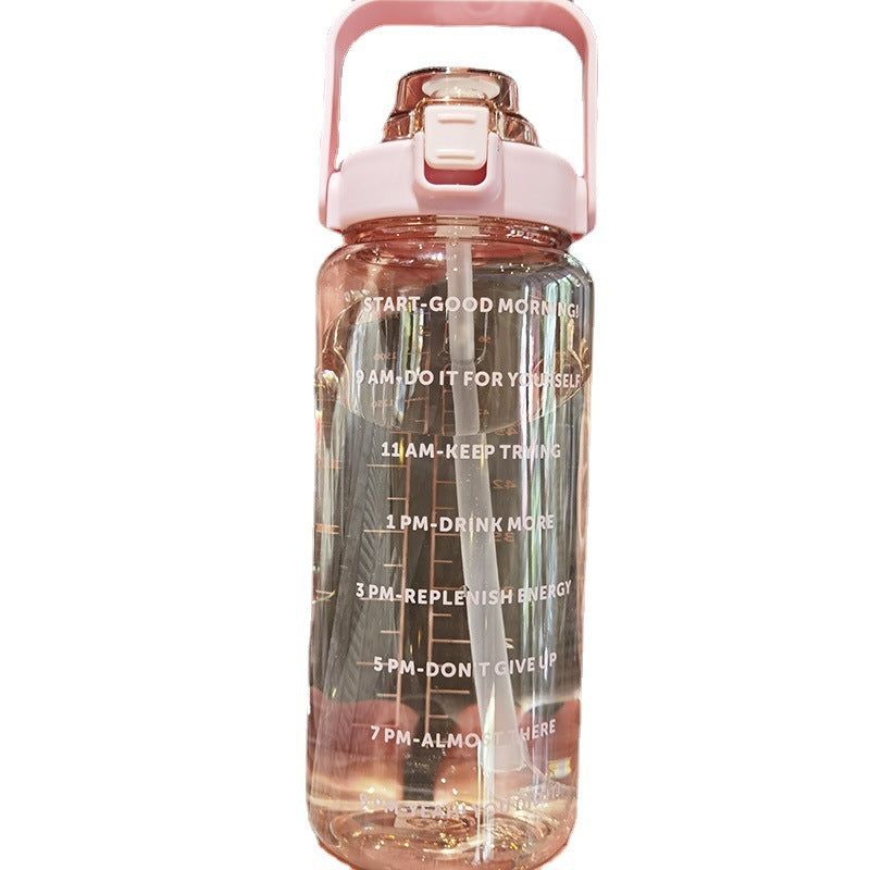 Large Plastic Cup Portable Water Bottle - KHAN SHOP LLC  