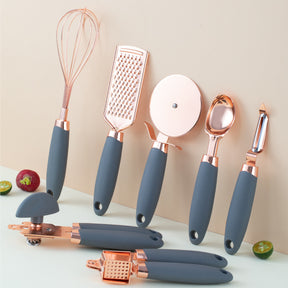 Kitchen Household Peeler Gadget Copper Plating Set  Kitchen Tools and Gadgets Grey The Khan Shop