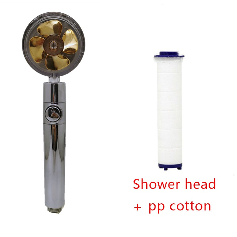 Shower Head Water Saving Flow 360 Degrees Rotating  Bathroom Accessories Set2 The Khan Shop