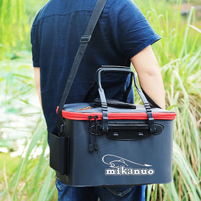 EVA Portable Fishing Bag Folding Thicken Live Fishing Box  Portable Storage  The Khan Shop