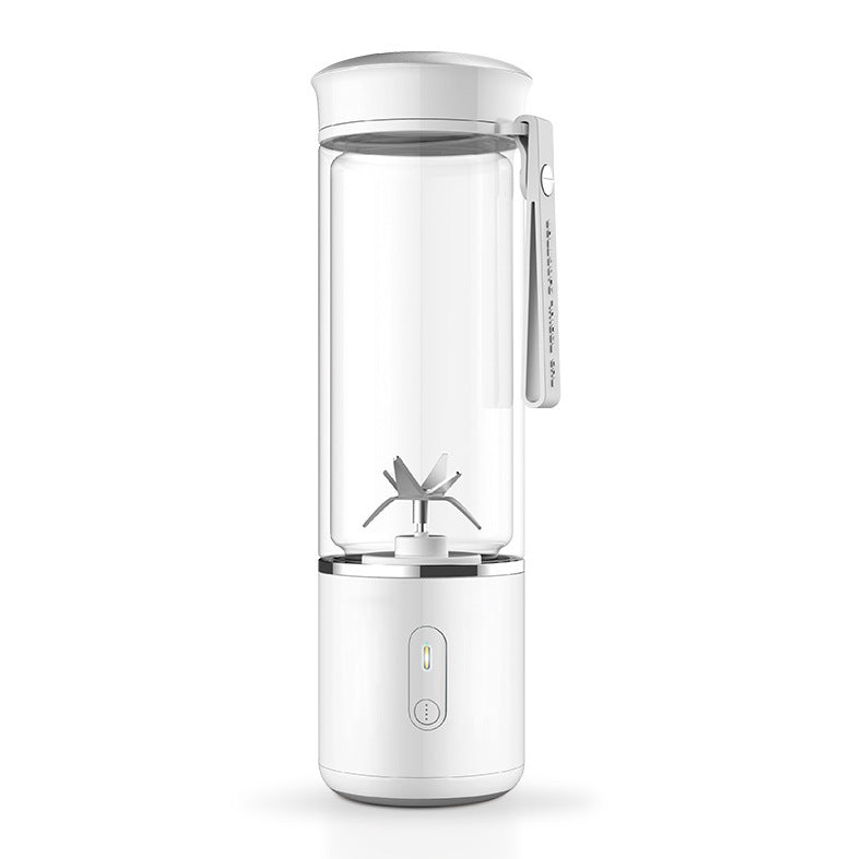 Broken wall juicer household mini fruit small portable electric juicer cup fruit and vegetable multi-function glass juice machine  Portable Juicer Machine white The Khan Shop