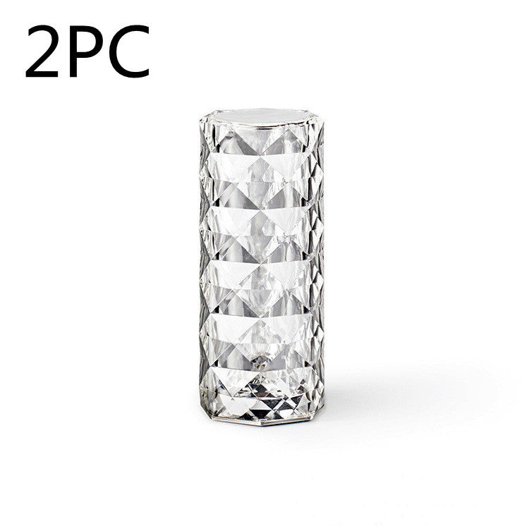 Nordic Crystal Lamp USB Table Lamps The Khan Shop