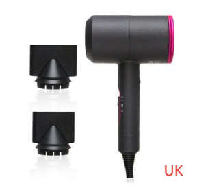 Hotel hair dryer  Dryer Metallic-black-UK The Khan Shop