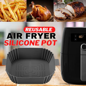 Air Fryer Silicone Pot Basket Liners Non-Stick Safe Oven  oven  The Khan Shop