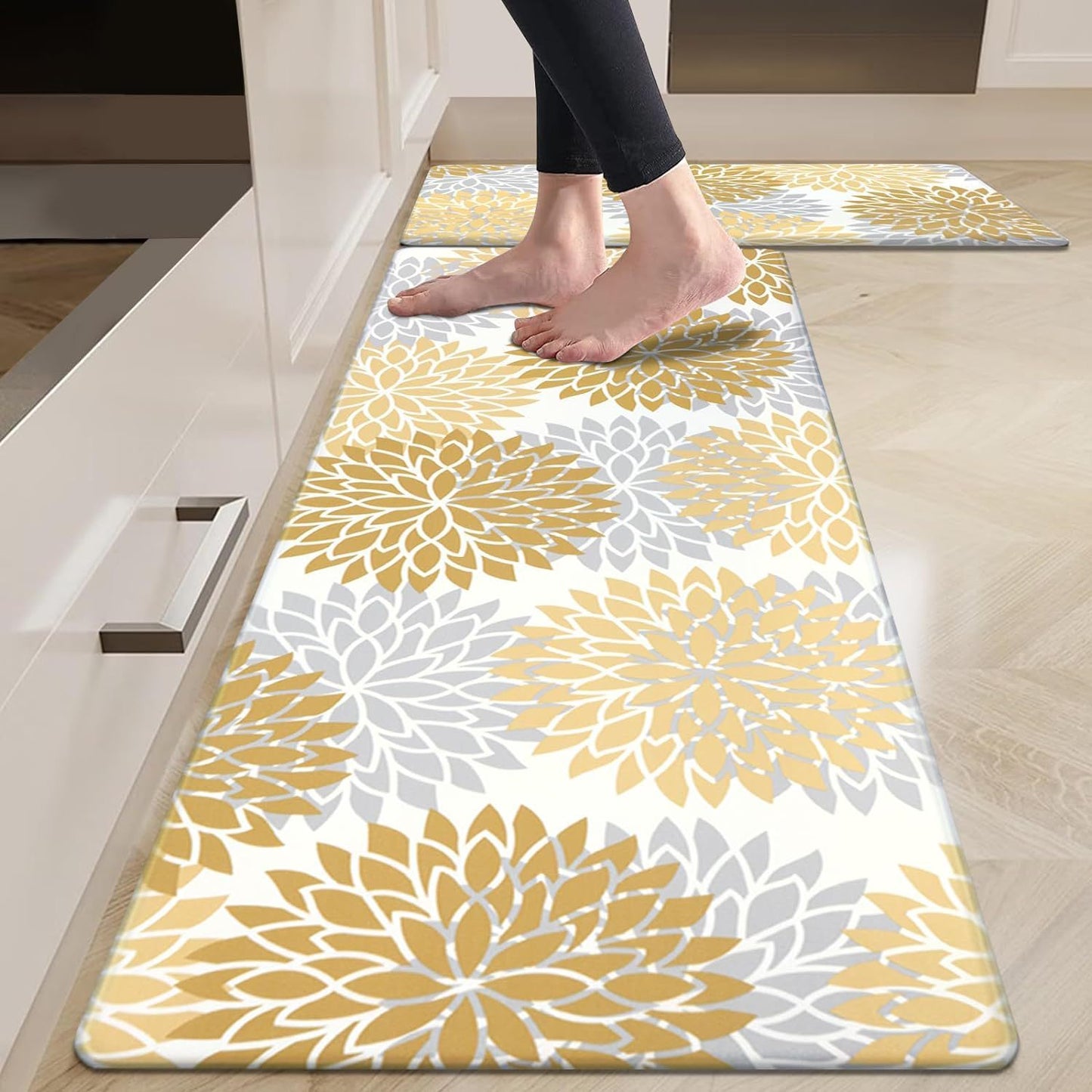 Amazon Plant Flower Long Floor Mat Household Kitchen Oil-absorbing Non-slip The Khan Shop Bathroom Accessories