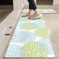 Amazon Plant Flower Long Floor Mat Household Kitchen Oil-absorbing Non-slip The Khan Shop Bathroom Accessories Flower-Mat-4-50-80cm