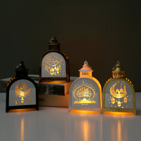 Arabian Lanterns Electronic Candles Decorative Ornaments The Khan Shop Household