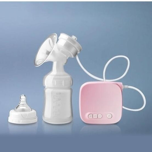 Automatic Milk Pumps Kit Electric Breast  Natural Suction Enlarger Feeding Bottle USB Breast Milksucker BM The Khan Shop Sipper & Bottle White