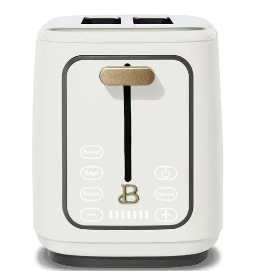 Beautiful 2 Slice Touchscreen Toaster, Black Sesame by Drew Barrymore  Toaster White-United-States The Khan Shop