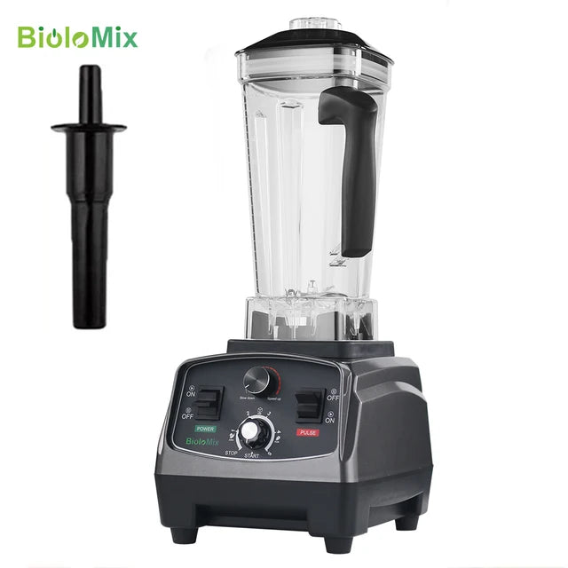 BioloMix 3HP 2200W Heavy Duty Commercial Grade Timer Blender Mixer  Juicer & Blender Titanium-Grey-CHINA-AU-Plug The Khan Shop