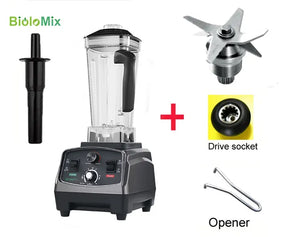 BioloMix 3HP 2200W Heavy Duty Commercial Grade Timer Blender Mixer  Juicer & Blender With-Extra-3-Parts-CHINA-AU-Plug The Khan Shop