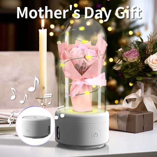 Bouquet LED Light And Bluetooth Speaker Mother's Day Gift The Khan Shop Table Lamps