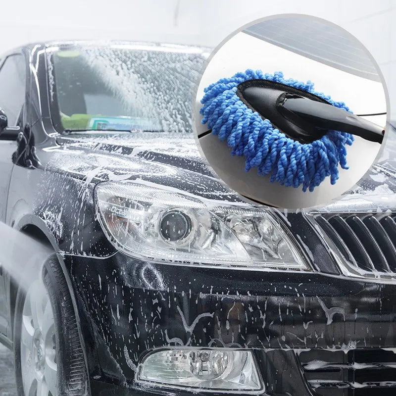 Car Dust Brush Multi-Functional Microfiber Car Dust Cleaning Brushes KHAN SHOP LLC dust and mop house cleaning