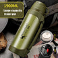 Car Portable Large Insulated Water Bottle KHAN SHOP LLC bottle Green-1900ml