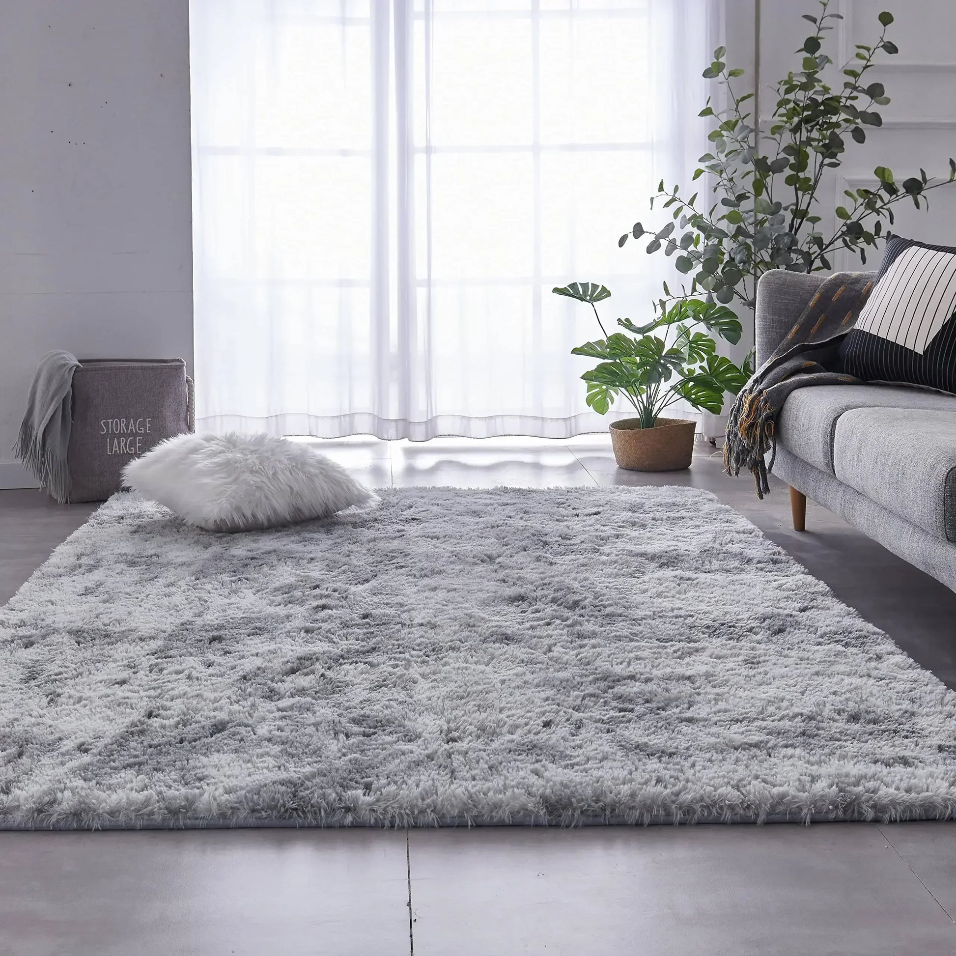 Carpets For Living Room Modern Sofas Grey Fluffy Carpet Bedroom KHAN SHOP LLC washable rugs