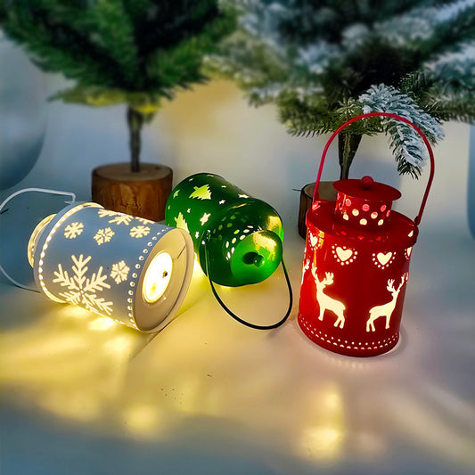 Christmas Candle Lights LED Small Lanterns Wind Lights - KHAN SHOP LLC