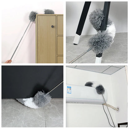 Cleaning Duster Lightweight Dust Brush Retractable Cleaning Brush KHAN SHOP LLC dust and mop house cleaning