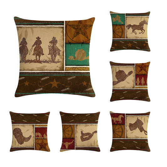 Cowboy Decorative Throw Pillows Cushion Covers  Throw Pillows  The Khan Shop