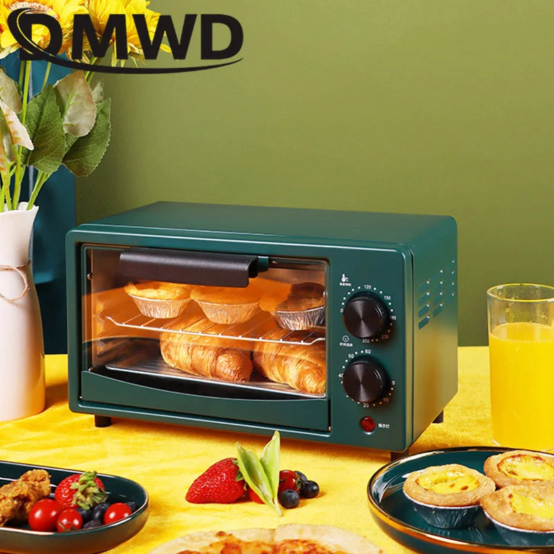 DMWD Household Electric Oven Mini 12L Multi-function Bread Egg  oven  The Khan Shop