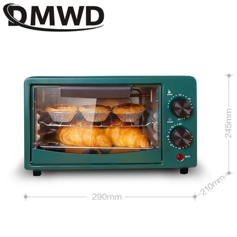 DMWD Household Electric Oven Mini 12L Multi-function Bread Egg  oven  The Khan Shop