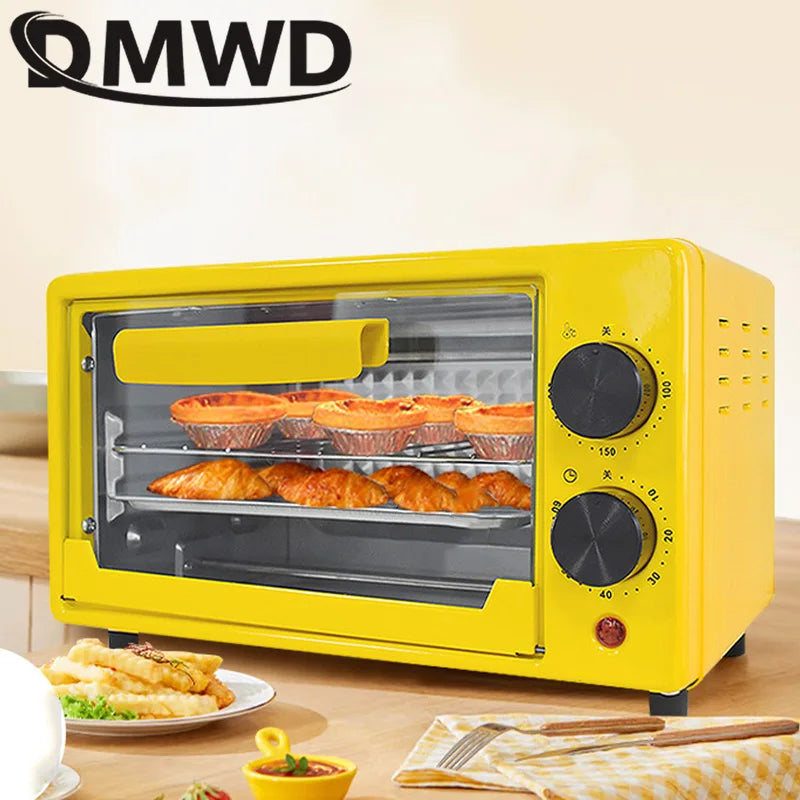 DMWD Household Electric Oven Mini 12L Multi-function Bread Egg  oven  The Khan Shop