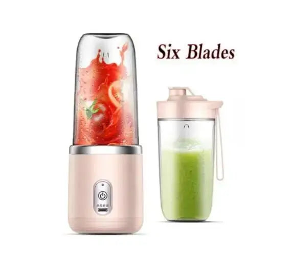 Double Cup Multifunction Usb Fruit Mixers Juicers Portable Electric Juicer - KHAN SHOP LLC