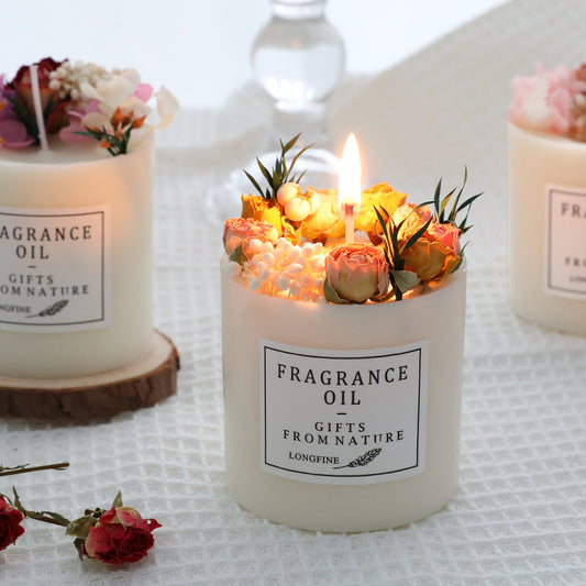 Dried Flowers Decor Romantic Candles The Khan Shop Household Tropical-orchard-No-gift-box