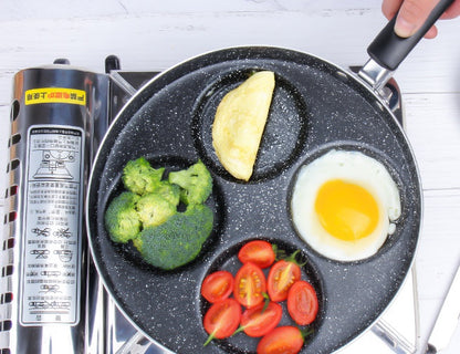 Egg Frying Pan Nonstick Pancake Pans 4-Cups Cookware Pancake KHAN SHOP LLC made in cookware