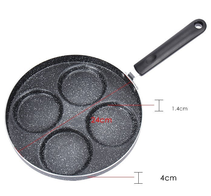 Egg Frying Pan Nonstick Pancake Pans 4-Cups Cookware Pancake KHAN SHOP LLC made in cookware