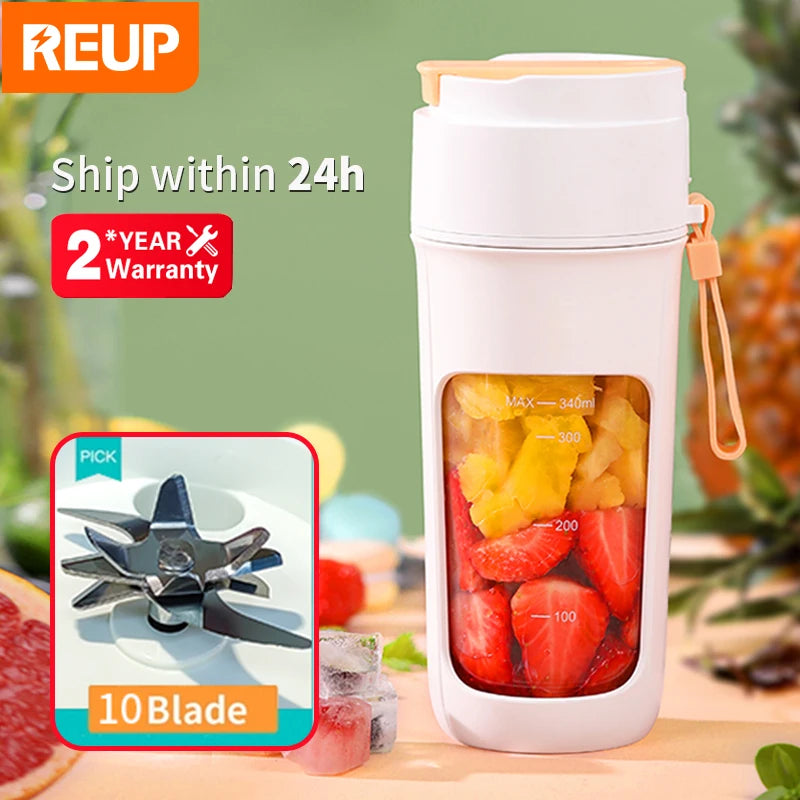 Electric Juicer Mini Portable Blender Fruit Mixers  Juicer & Blender  The Khan Shop