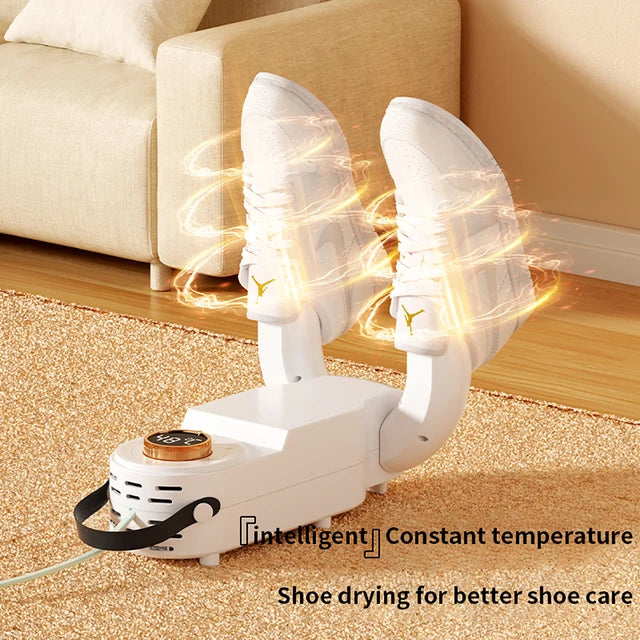 Electric Shoe Dryer Boot Warmer Shoe UV Foot Boot Dryer  Dryer TY220-white-220V-EU The Khan Shop